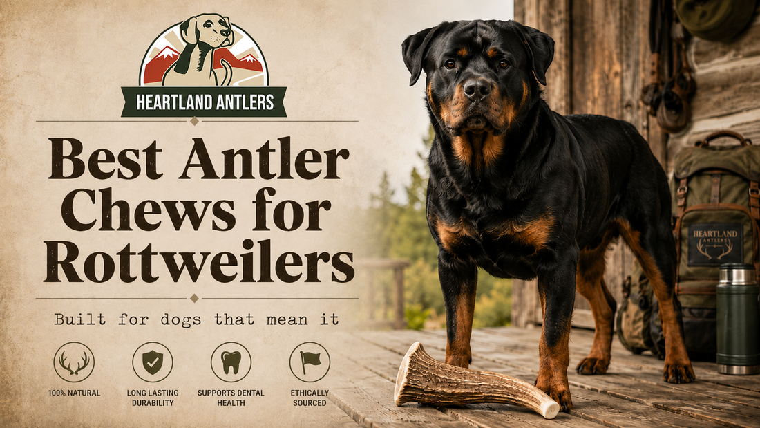 Best Antler Chews for Rottweilers: The Power Chewer's Guide