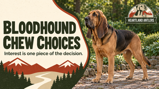 Generated Bloodhound scene: interest alone does not establish chew suitability