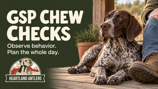 Calm German Shorthaired Pointer beside behavior and daily routine guidance.