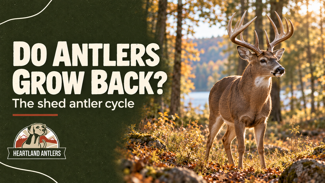 Do antlers grow back?. The shed antler cycle