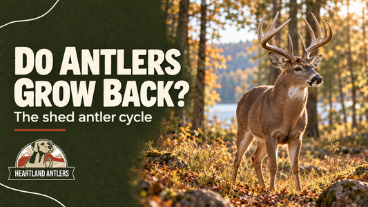 Do antlers grow back?. The shed antler cycle