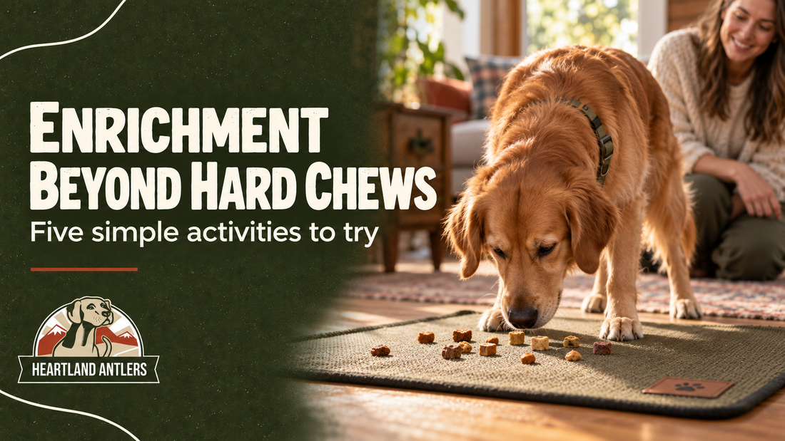 Enrichment beyond hard chews. Five simple activities to try