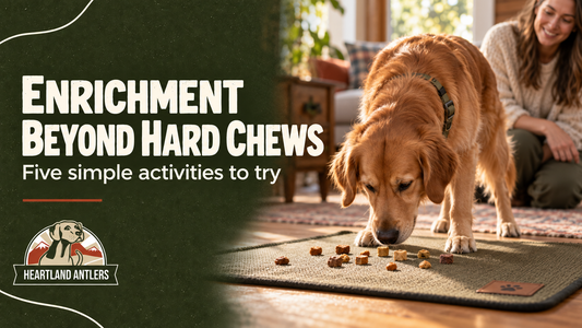 Enrichment beyond hard chews. Five simple activities to try