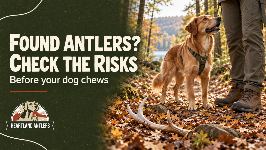 Found antlers? check the risks. Before your dog chews