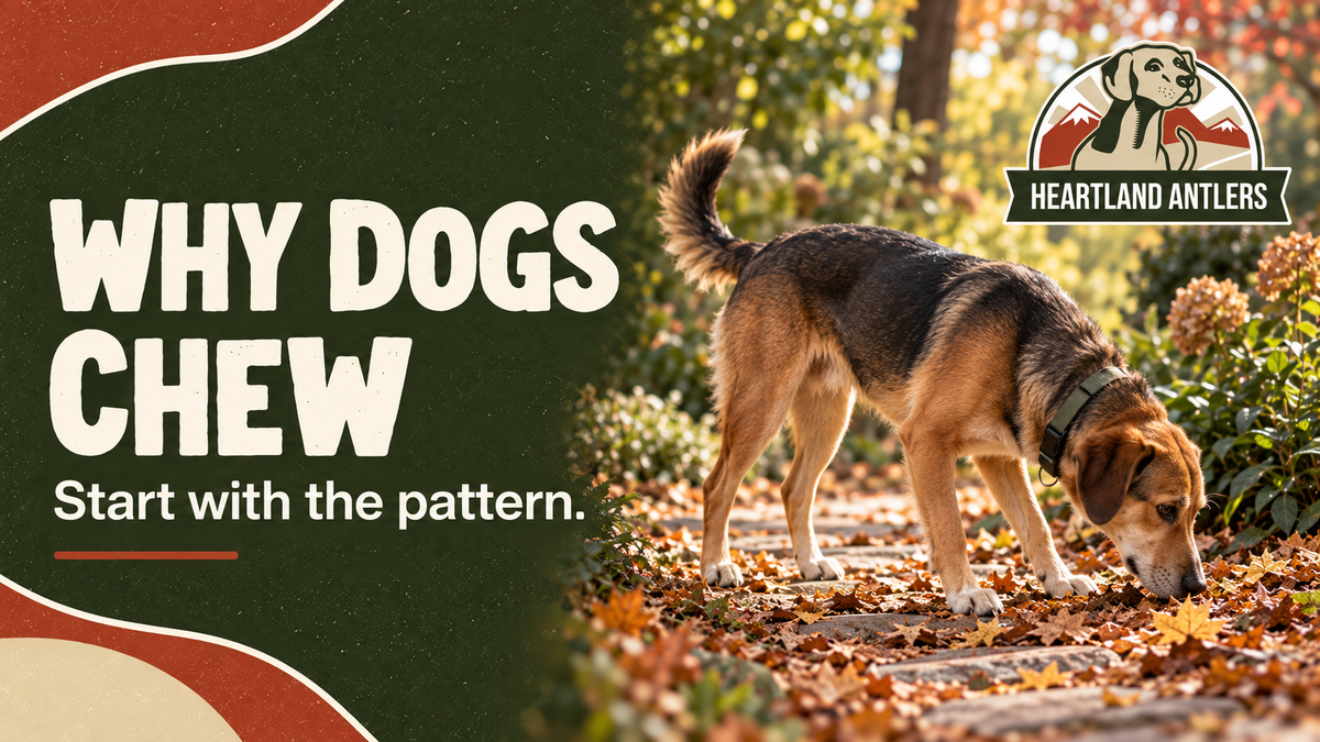 Generated dog scene: understand chewing by observing its context