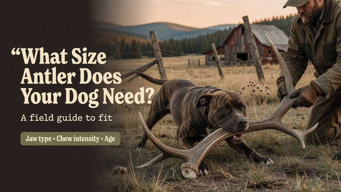 What Size Antler Does Your Dog Need? A Field Guide to Fit