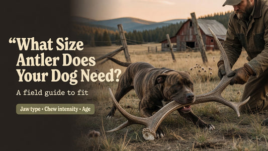 What Size Antler Does Your Dog Need? A Field Guide to Fit