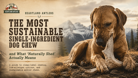 The Most Sustainable Single-Ingredient Dog Chew (and What 'Naturally Shed' Actually Means)