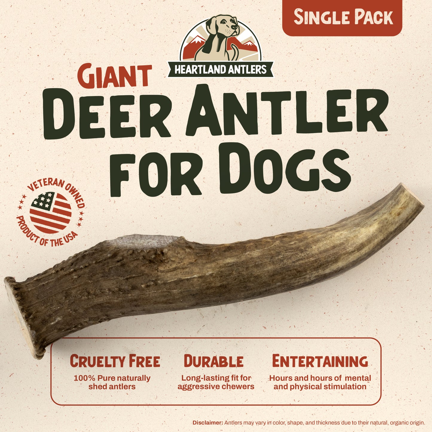 Deer Antler Chew - Giant