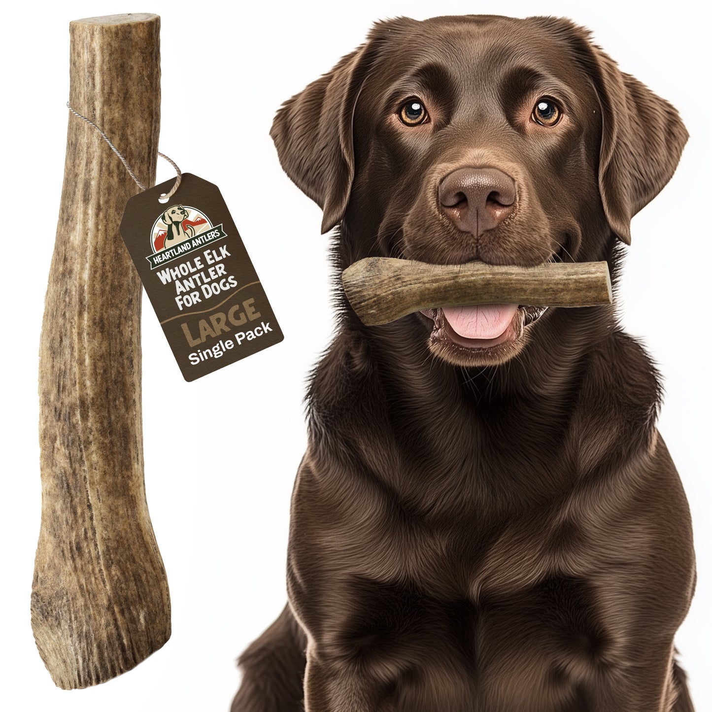 Whole Elk Antler Chew - Large