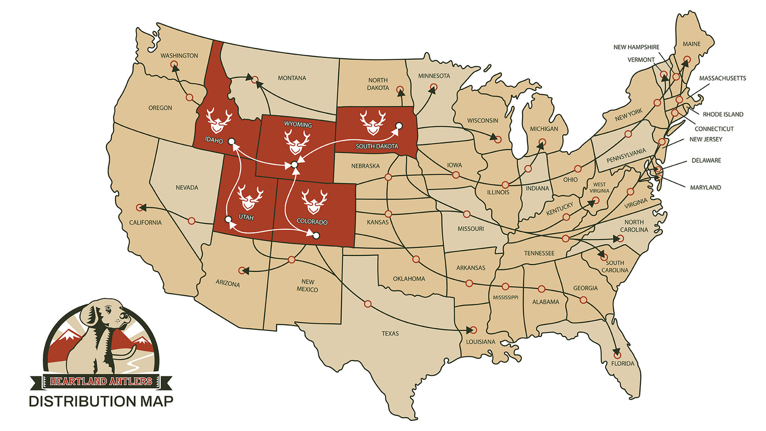Heartland Antlers map